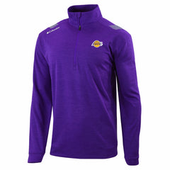 Columbia Los Angeles Lakers Oakland Downs Omni-Wick Quarter-Zip Top Purple