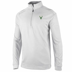 Columbia Milwaukee Bucks Oakland Downs Omni-Wick Quarter-Zip Top White