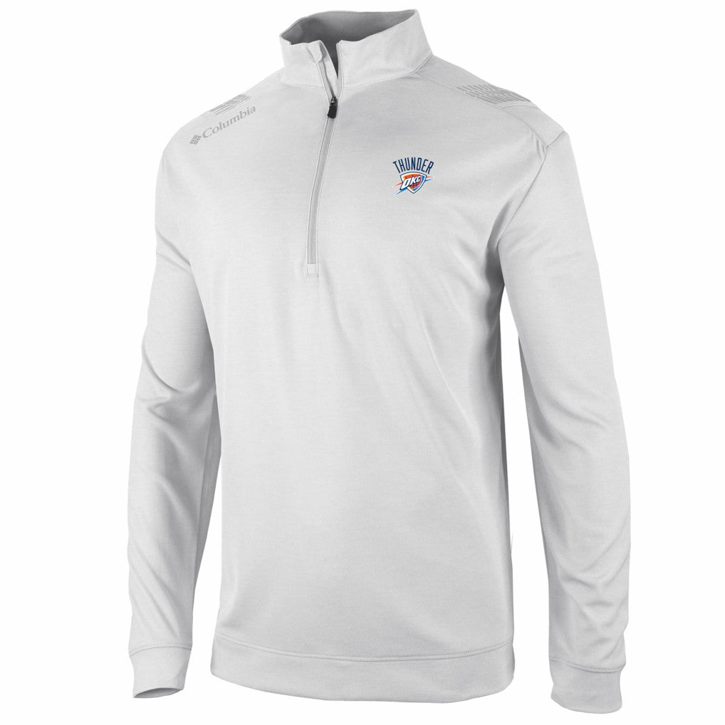 Columbia Oklahoma City Thunder Oakland Downs Omni-Wick Quarter-Zip Top White