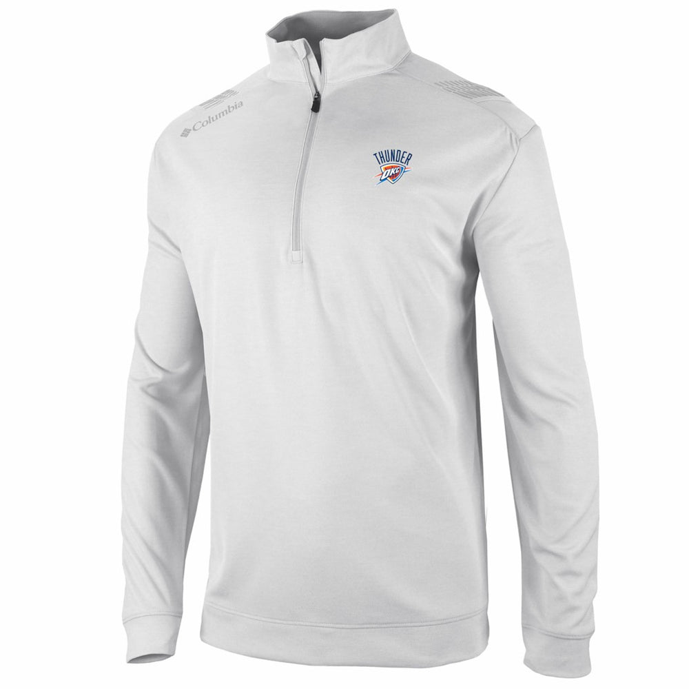 Columbia Oklahoma City Thunder Oakland Downs Omni-Wick Quarter-Zip Top White