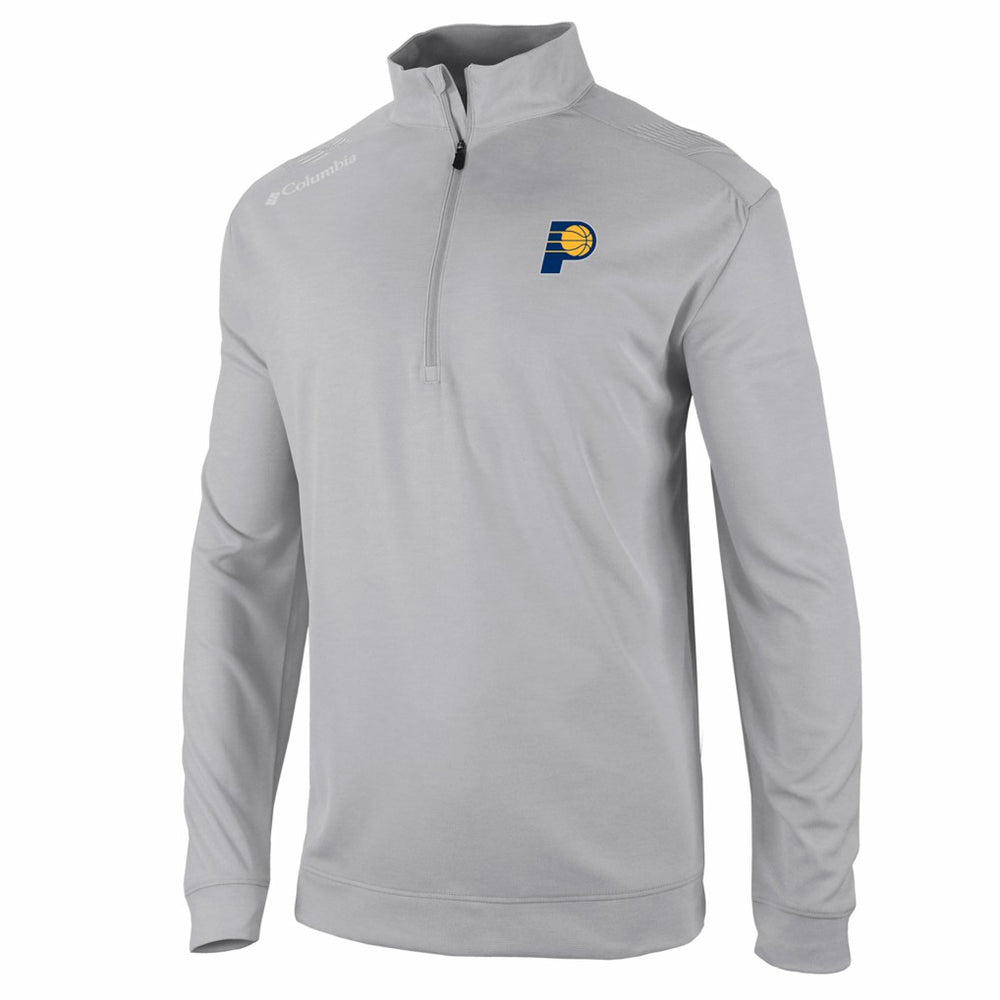 Columbia Indiana Pacers Oakland Downs Omni-Wick Quarter-Zip Top Gray