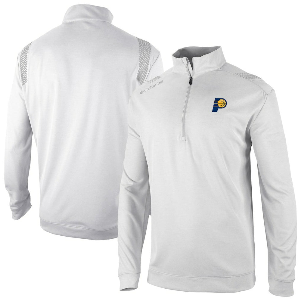 Columbia Indiana Pacers Oakland Downs Omni-Wick Quarter-Zip Top White