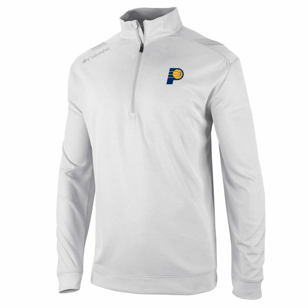 Columbia Indiana Pacers Oakland Downs Omni-Wick Quarter-Zip Top White