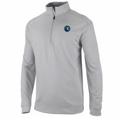 Columbia Minnesota Timberwolves Oakland Downs Omni-Wick Quarter-Zip Top Gray