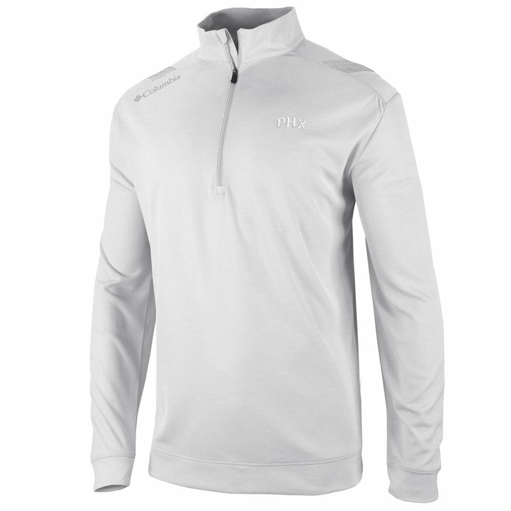 Columbia Phoenix Suns Oakland Downs Omni-Wick Quarter-Zip Top White