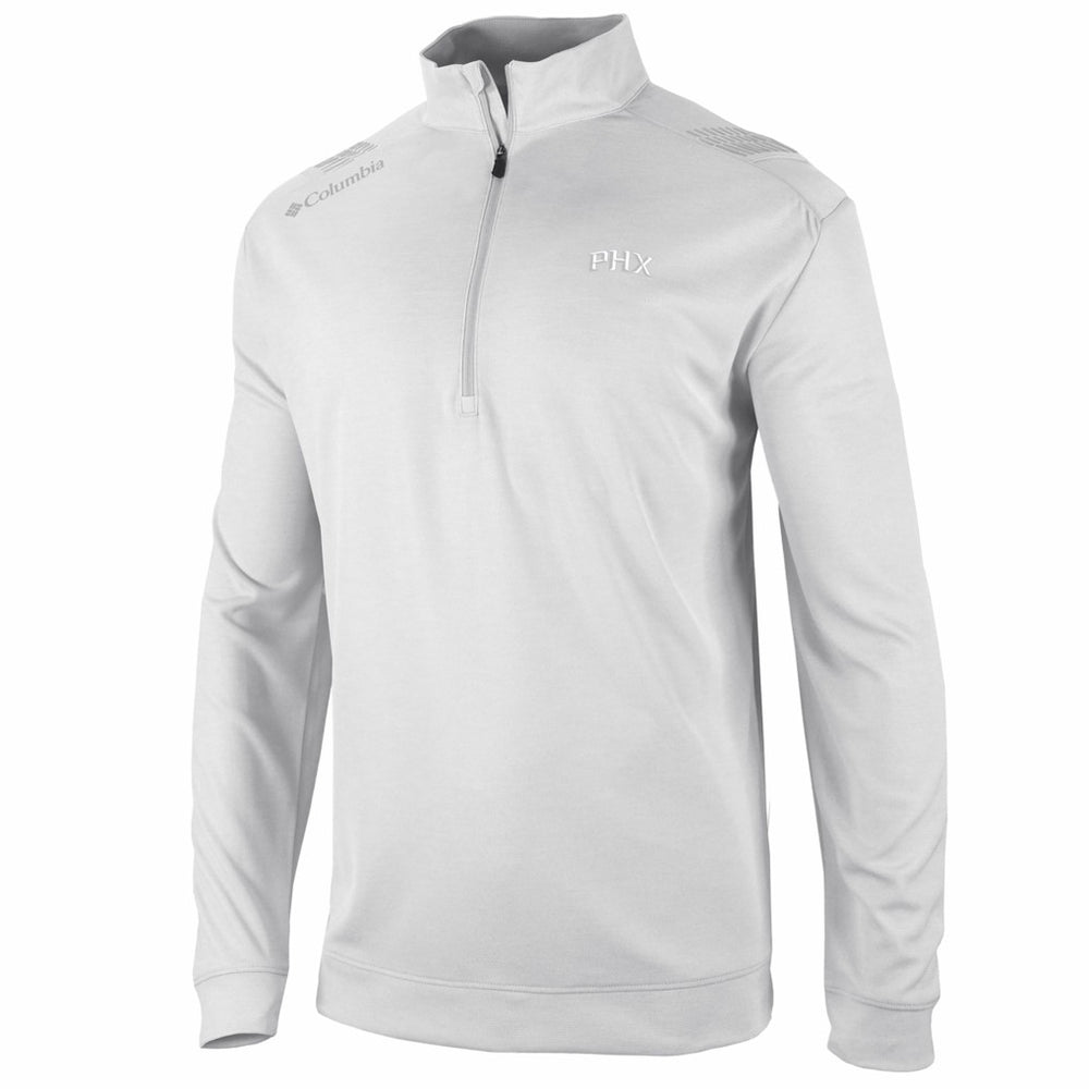 Columbia Phoenix Suns Oakland Downs Omni-Wick Quarter-Zip Top White