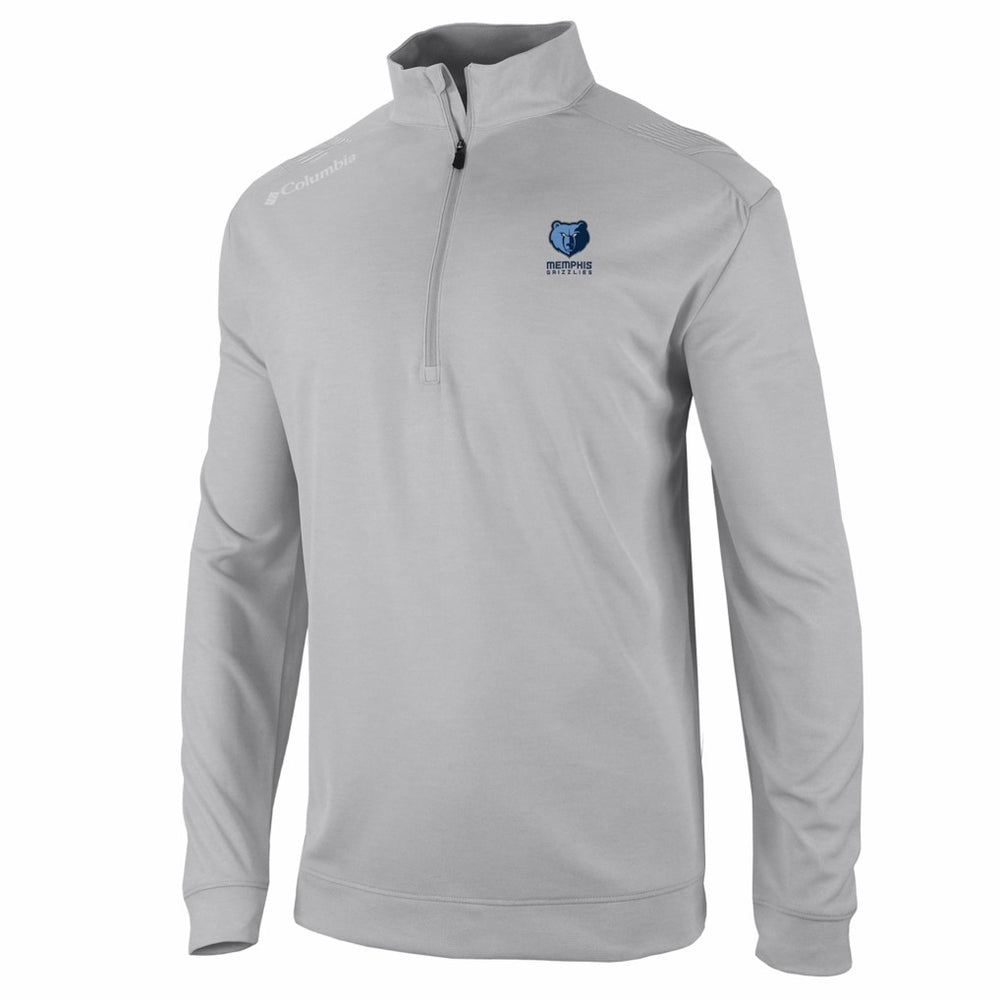 Columbia Memphis Grizzlies Oakland Downs Omni-Wick Quarter-Zip Top Gray