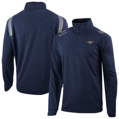 Columbia New Orleans Pelicans Oakland Downs Omni-Wick Quarter-Zip Top Navy