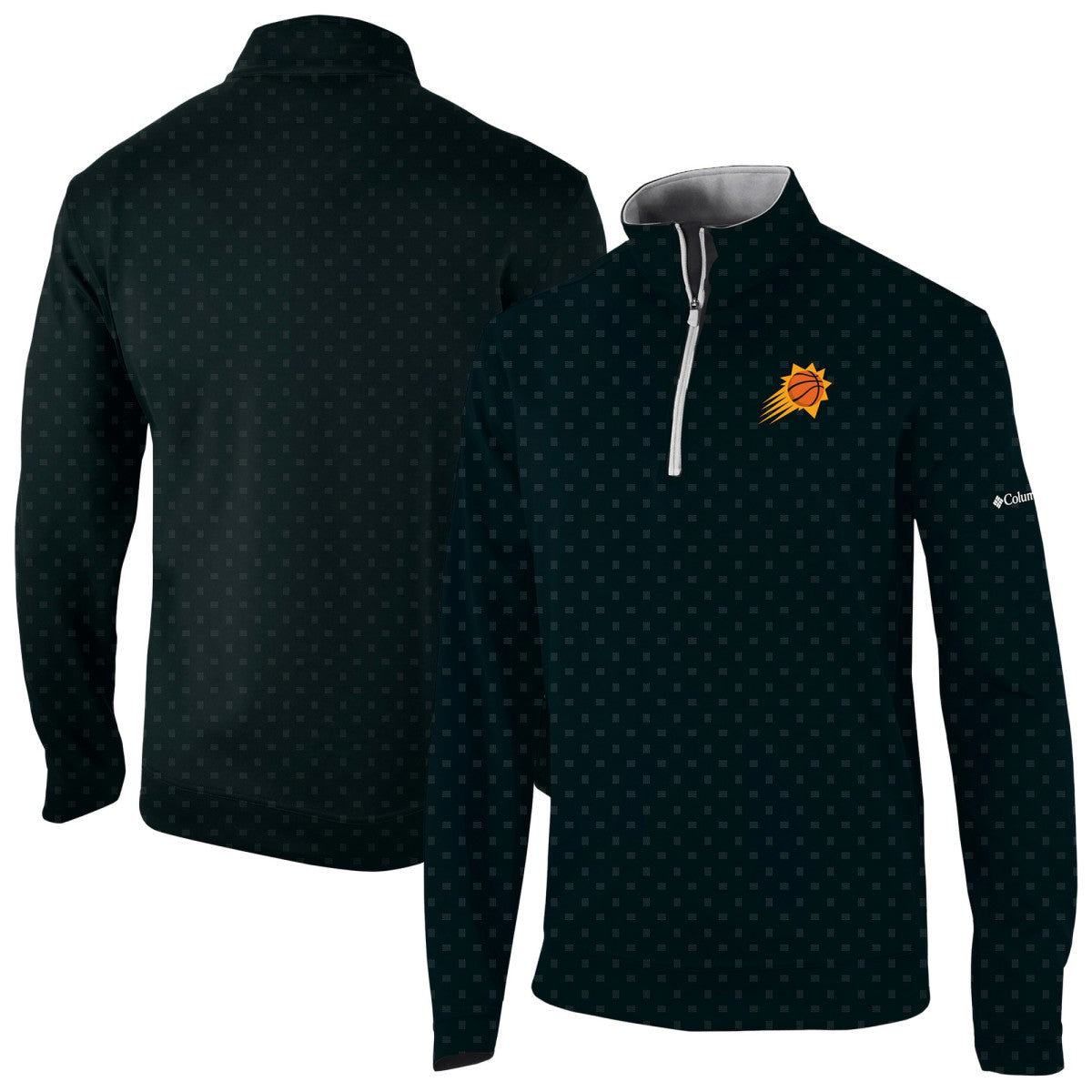 Columbia Phoenix Suns Wickham Hills Omni-Wick Quarter-Zip Jacket Black