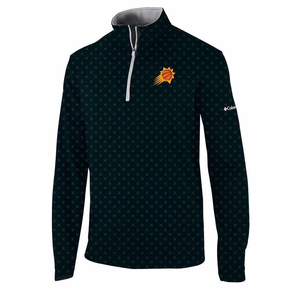 Columbia Phoenix Suns Wickham Hills Omni-Wick Quarter-Zip Jacket Black