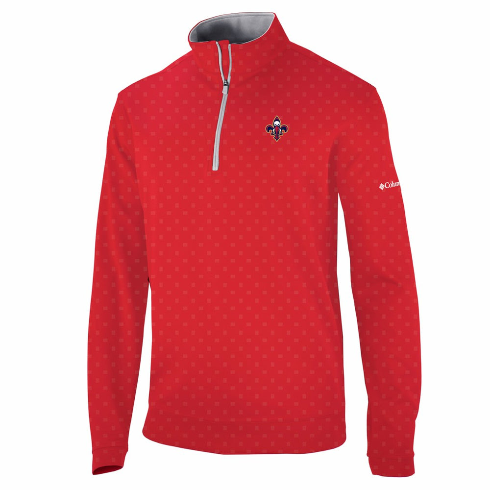 Columbia New Orleans Pelicans Wickham Hills Omni-Wick Quarter-Zip Jacket Red