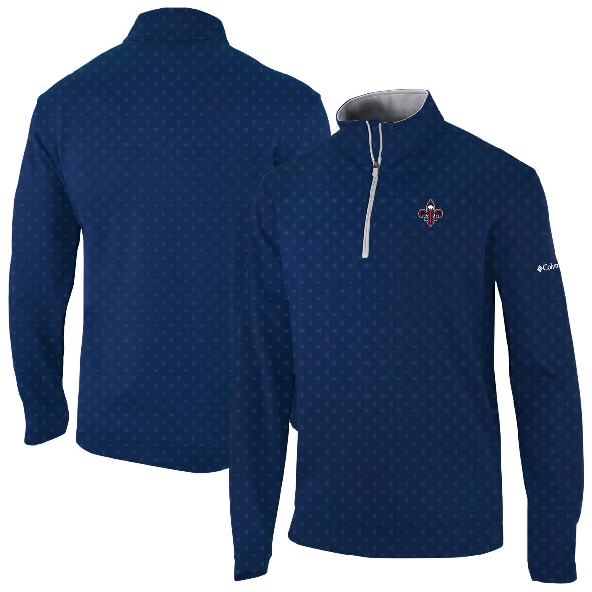 Columbia New Orleans Pelicans Wickham Hills Omni-Wick Quarter-Zip Jacket Navy