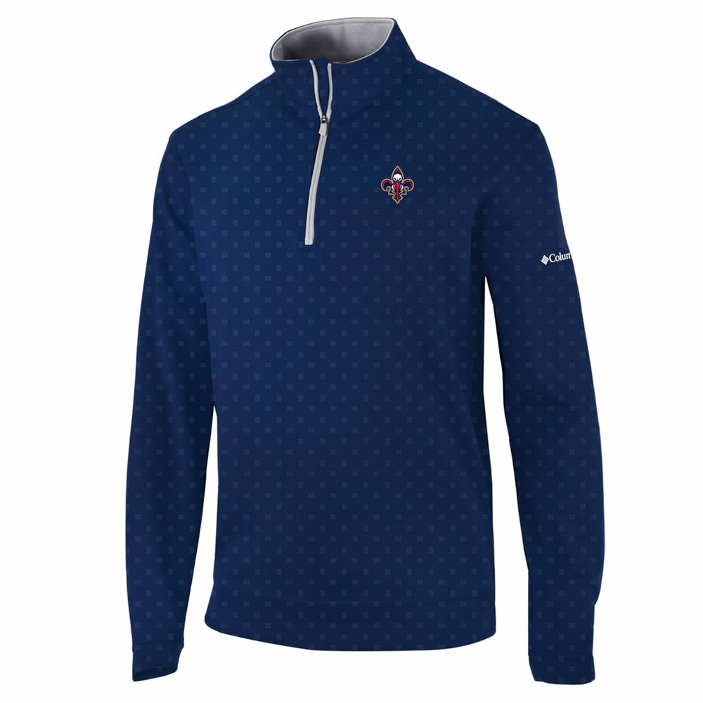 Columbia New Orleans Pelicans Wickham Hills Omni-Wick Quarter-Zip Jacket Navy