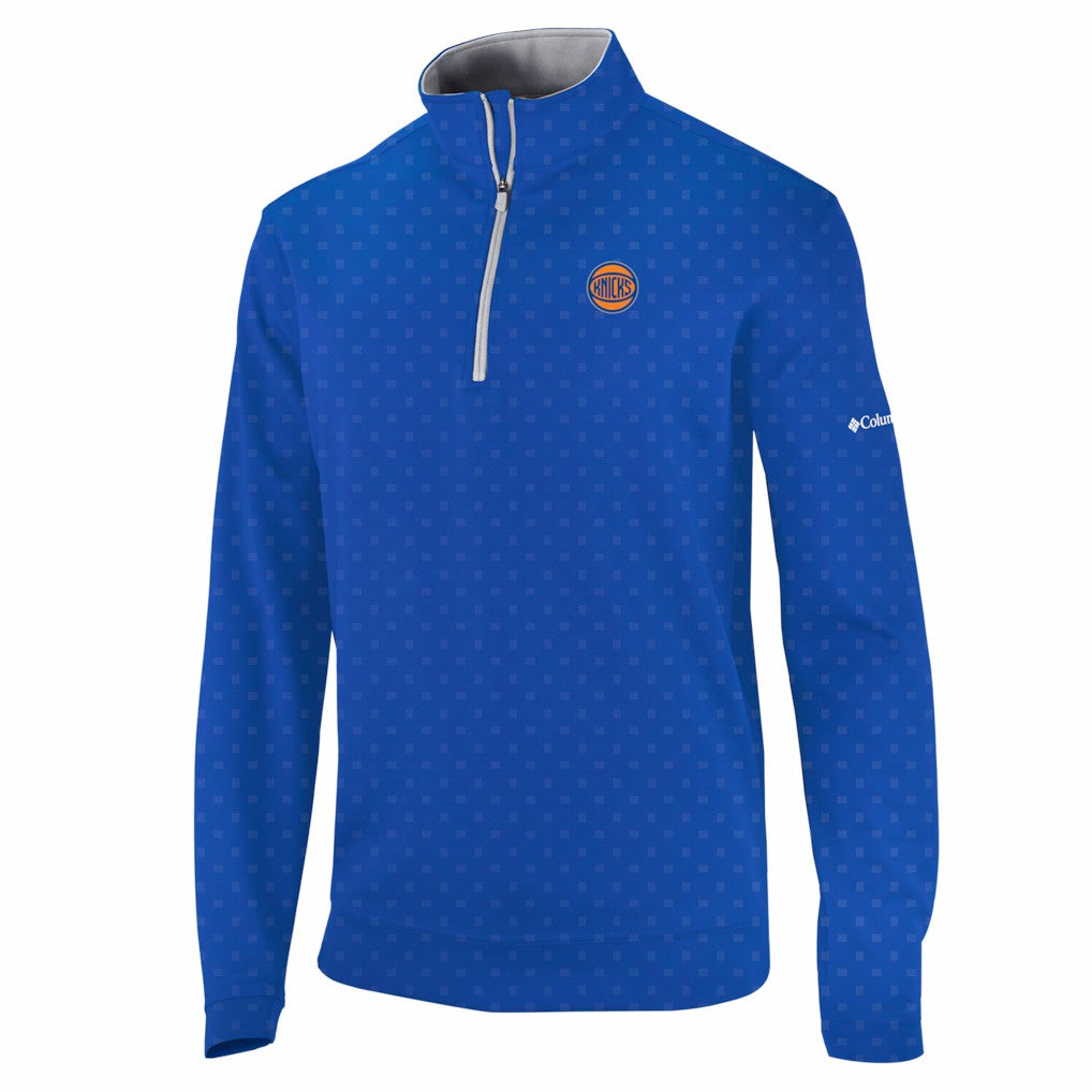 Columbia New York Knicks Wickham Hills Omni-Wick Quarter-Zip Jacket Blue