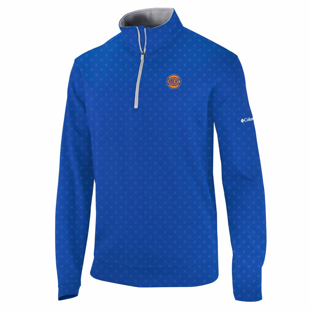 Columbia New York Knicks Wickham Hills Omni-Wick Quarter-Zip Jacket Blue