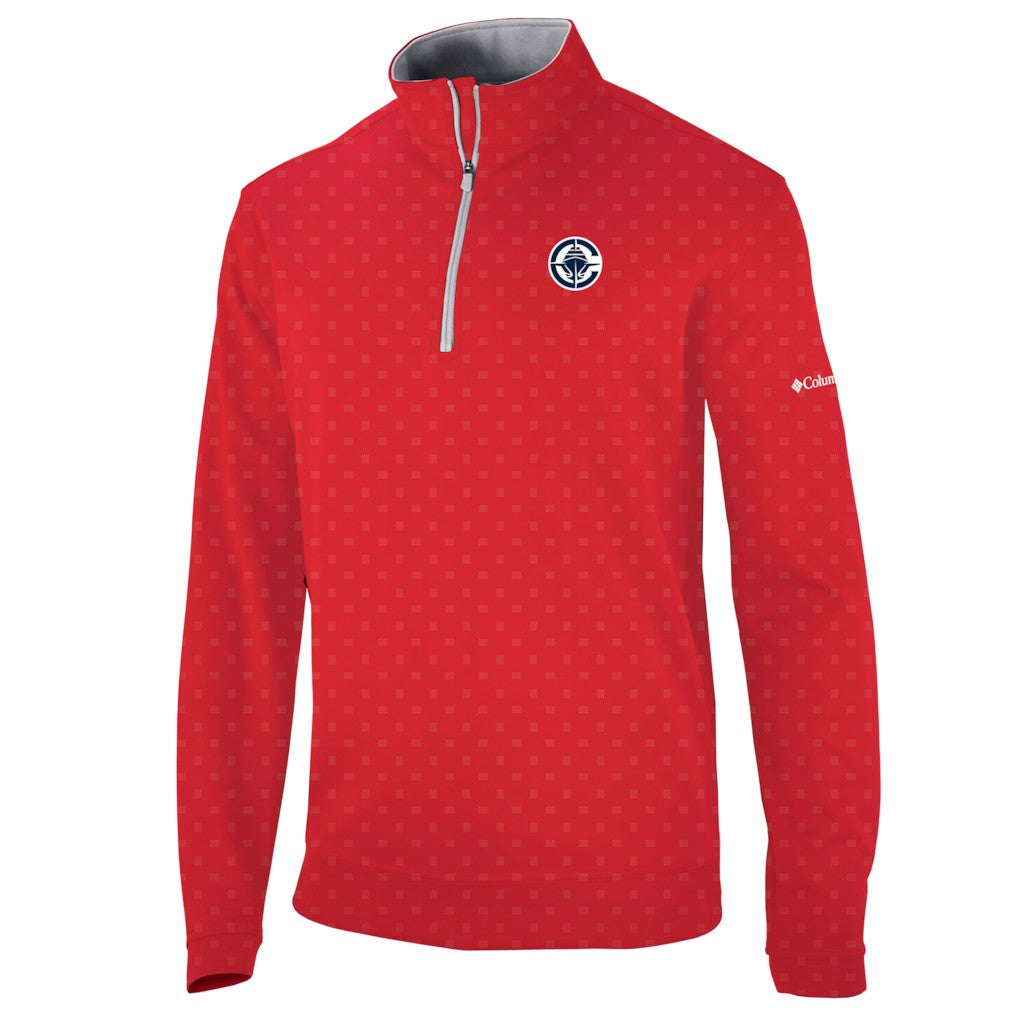 Columbia LA Clippers Wickham Hills Omni-Wick Quarter-Zip Jacket Red
