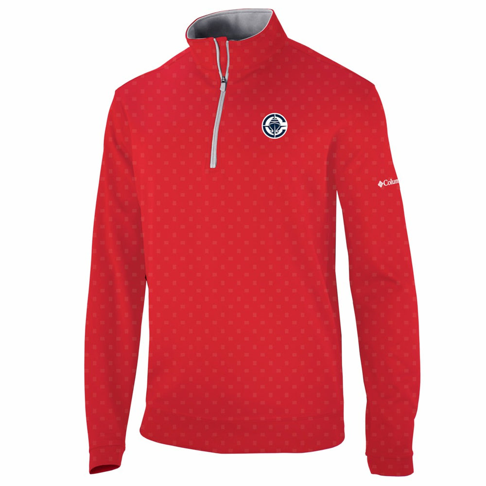 Columbia LA Clippers Wickham Hills Omni-Wick Quarter-Zip Jacket Red