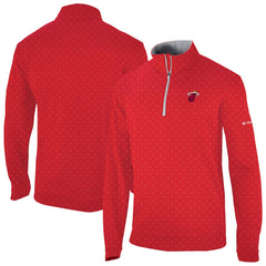 Columbia Miami Heat Wickham Hills Omni-Wick Quarter-Zip Jacket Red