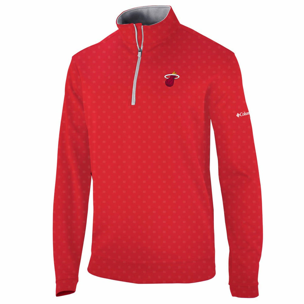 Columbia Miami Heat Wickham Hills Omni-Wick Quarter-Zip Jacket Red