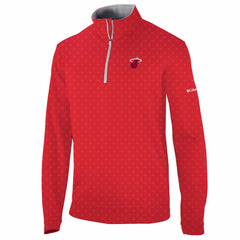 Columbia Miami Heat Wickham Hills Omni-Wick Quarter-Zip Jacket Red