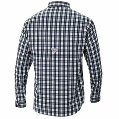Columbia Indiana Pacers Super Tamiami Omni-Shade Long Sleeve Button-Down Shirt Navy