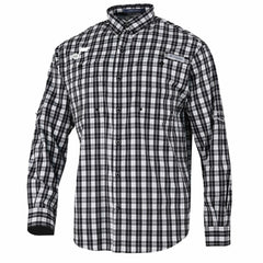 Columbia Utah Jazz Super Tamiami Omni-Shade Long Sleeve Button-Down Shirt Black
