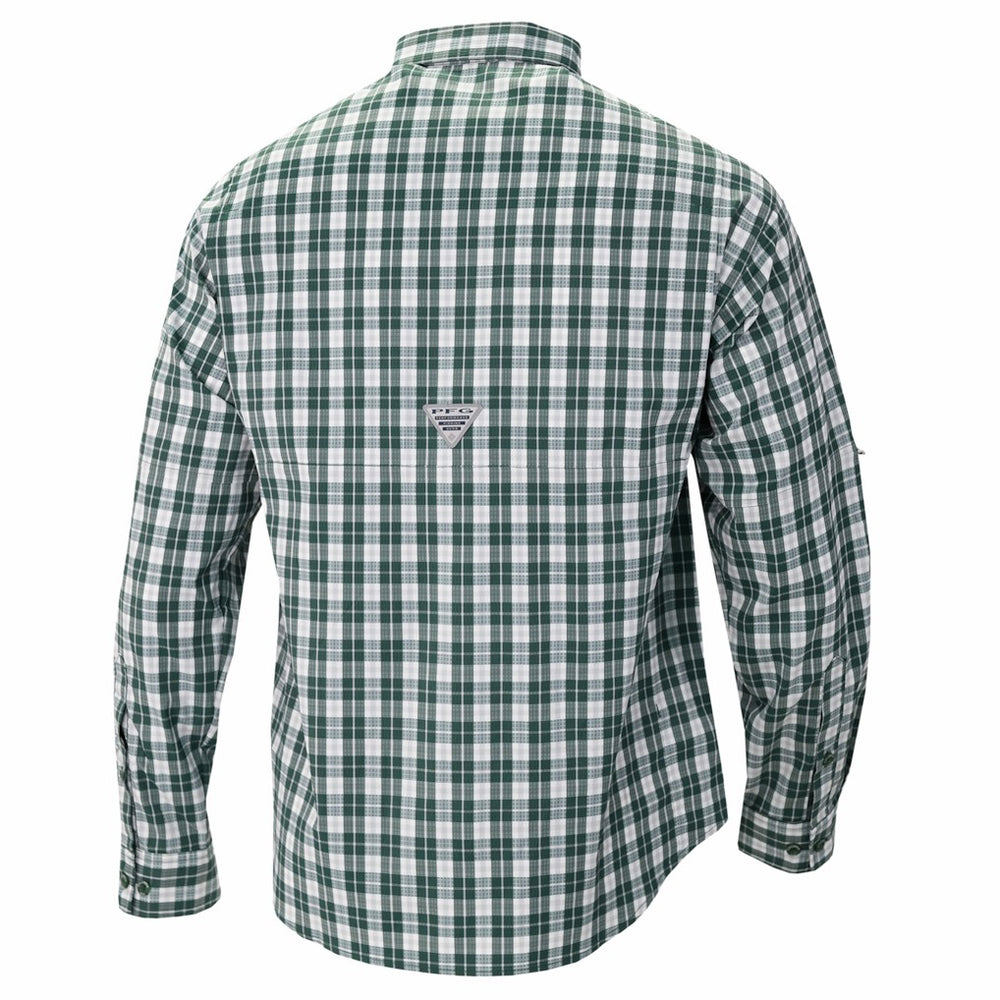 Columbia Milwaukee Bucks Super Tamiami Omni-Shade Long Sleeve Button-Down Shirt Green