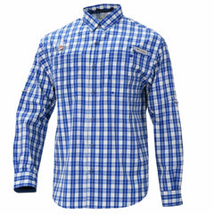 Columbia Oklahoma City Thunder Super Tamiami Omni-Shade Long Sleeve Button-Down Shirt Blue