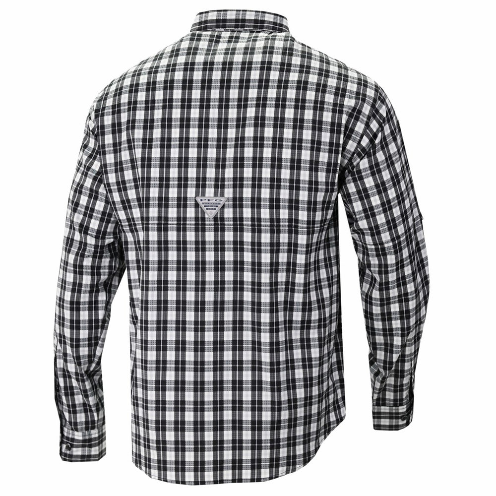 Columbia Memphis Grizzlies Super Tamiami Omni-Shade Long Sleeve Button-Down Shirt Navy