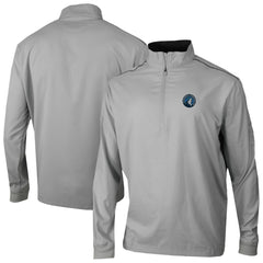 Columbia Minnesota Timberwolves Omni-Wick Bogey's Paradise Quarter-Zip Top Gray