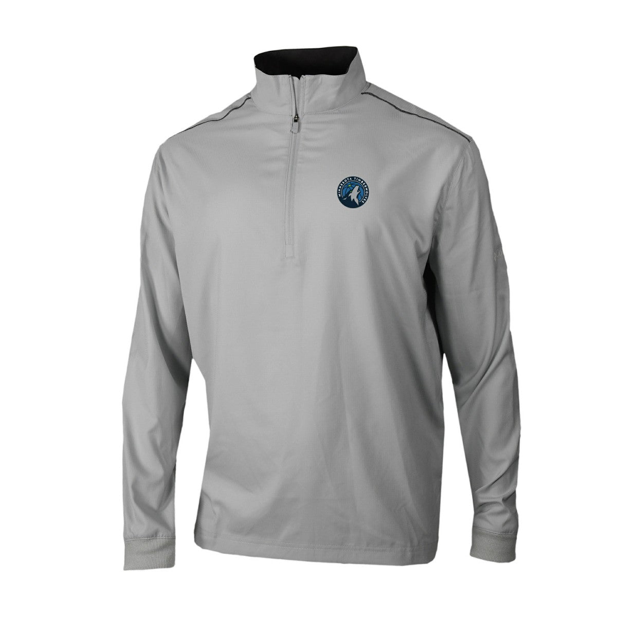 Columbia Minnesota Timberwolves Omni-Wick Bogey's Paradise Quarter-Zip Top Gray