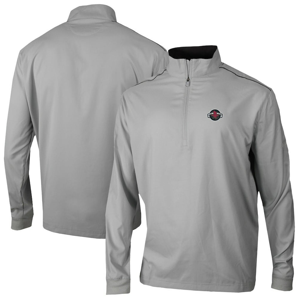 Columbia Houston Rockets Omni-Wick Bogey's Paradise Quarter-Zip Top Gray
