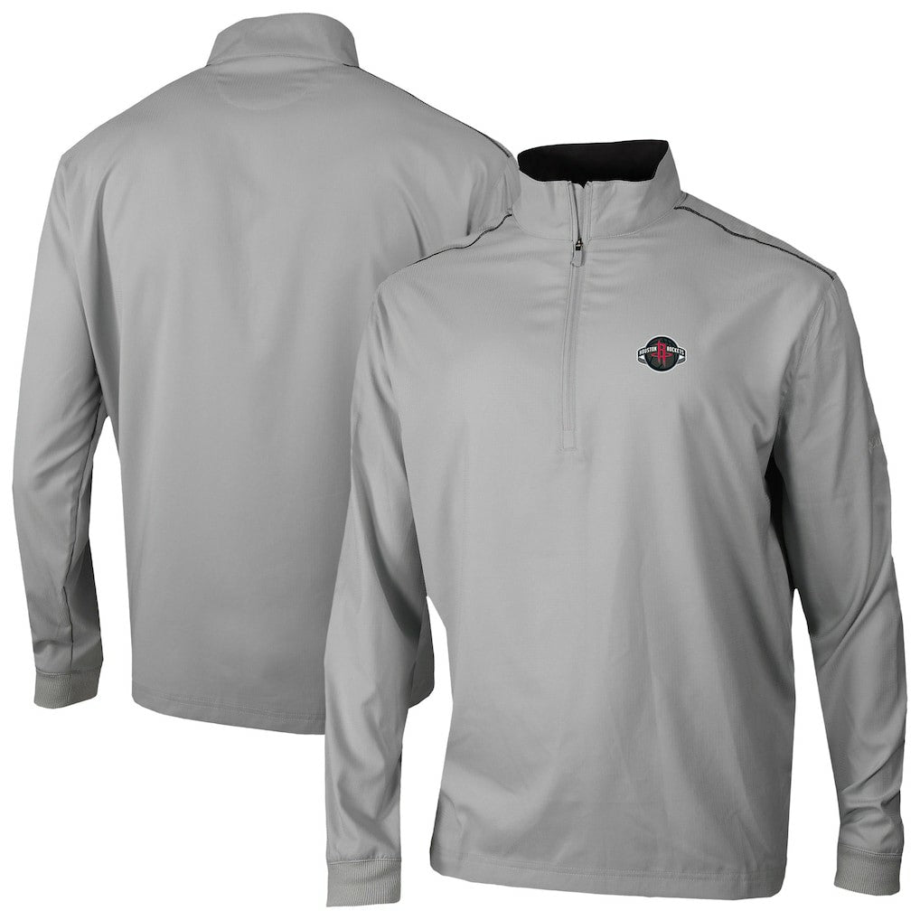 Columbia Houston Rockets Omni-Wick Bogey's Paradise Quarter-Zip Top Gray