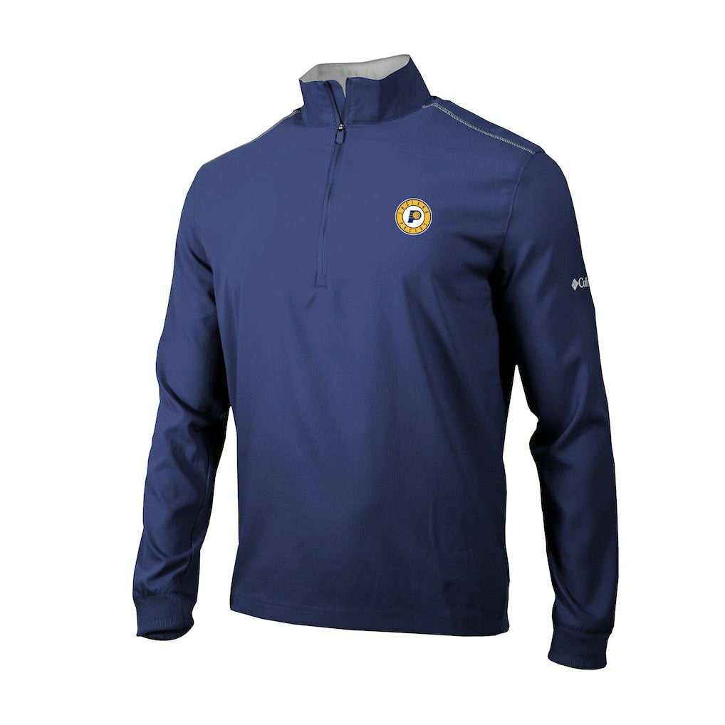 Columbia Indiana Pacers Omni-Wick Bogey's Paradise Quarter-Zip Top Navy