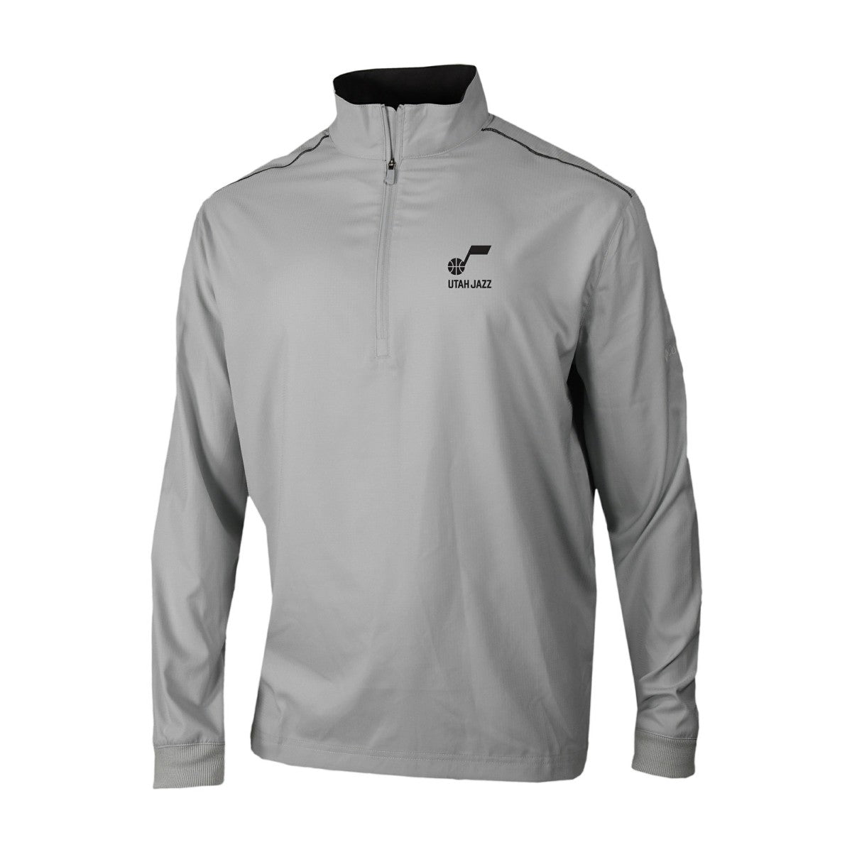 Columbia Utah Jazz Omni-Wick Bogey's Paradise Quarter-Zip Top Gray
