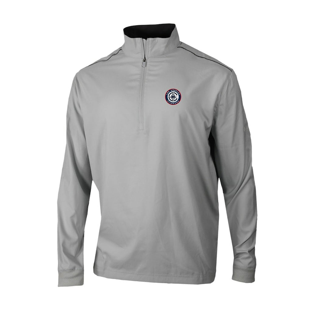 Columbia LA Clippers Omni-Wick Bogey's Paradise Quarter-Zip Top Gray