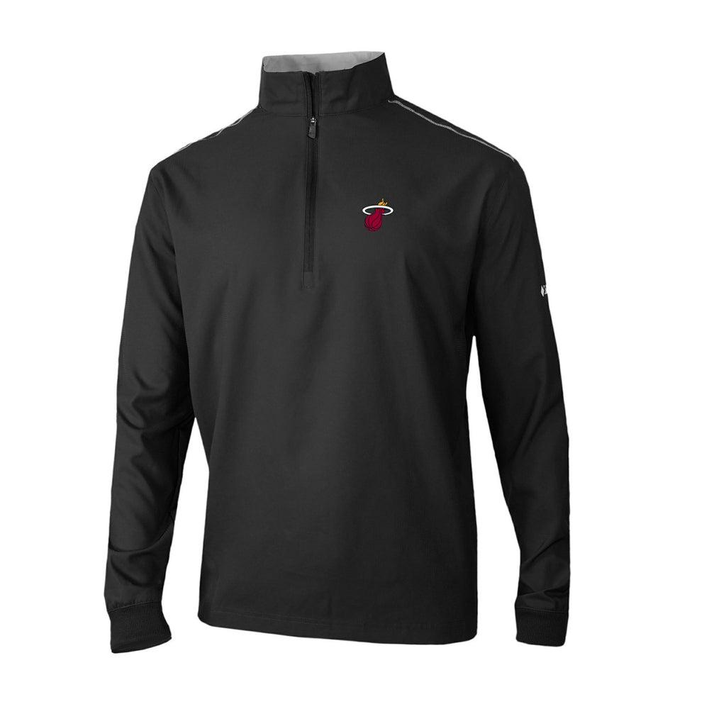Columbia Miami Heat Omni-Wick Bogey's Paradise Quarter-Zip Top Black