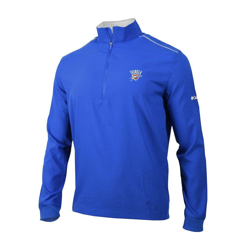 Columbia Oklahoma City Thunder Omni-Wick Bogey's Paradise Quarter-Zip Top Blue