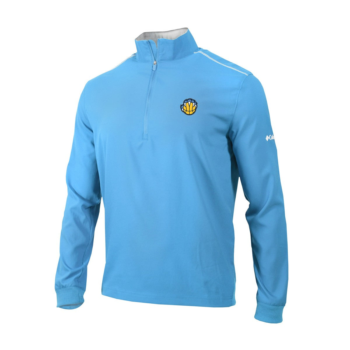 Columbia Memphis Grizzlies Omni-Wick Bogey's Paradise Quarter-Zip Top Light Blue