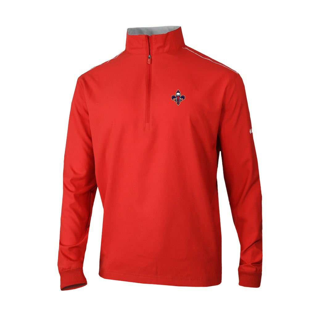 Columbia New Orleans Pelicans Omni-Wick Bogey's Paradise Quarter-Zip Top Red