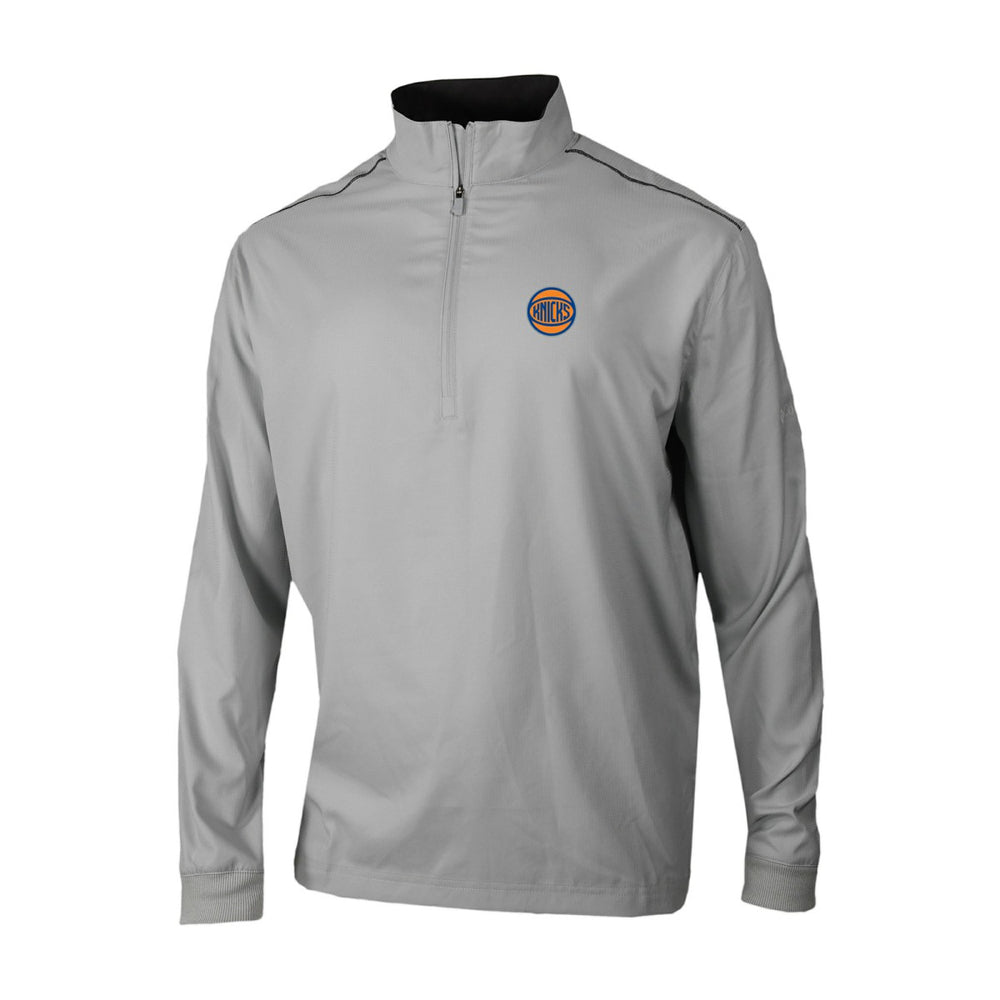 Columbia New York Knicks Omni-Wick Bogey's Paradise Quarter-Zip Top Gray