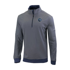Columbia Minnesota Timberwolves Omni-Wick Even Lie Quarter-Zip Top Navy