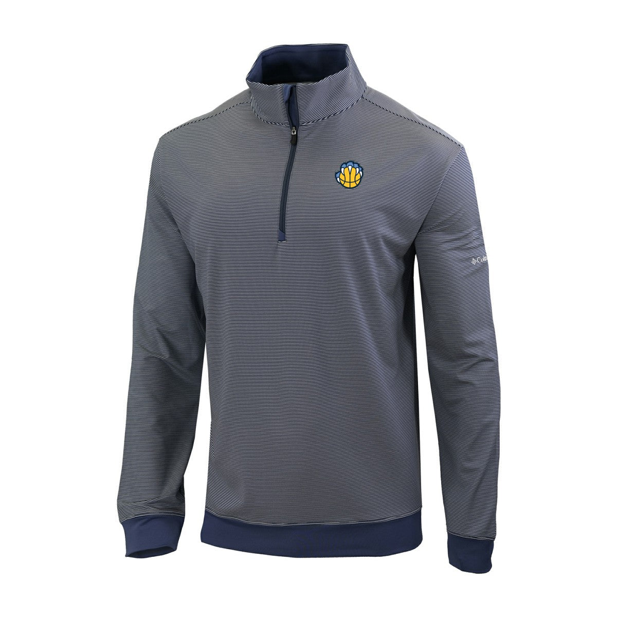 Columbia Memphis Grizzlies Omni-Wick Even Lie Quarter-Zip Top Navy