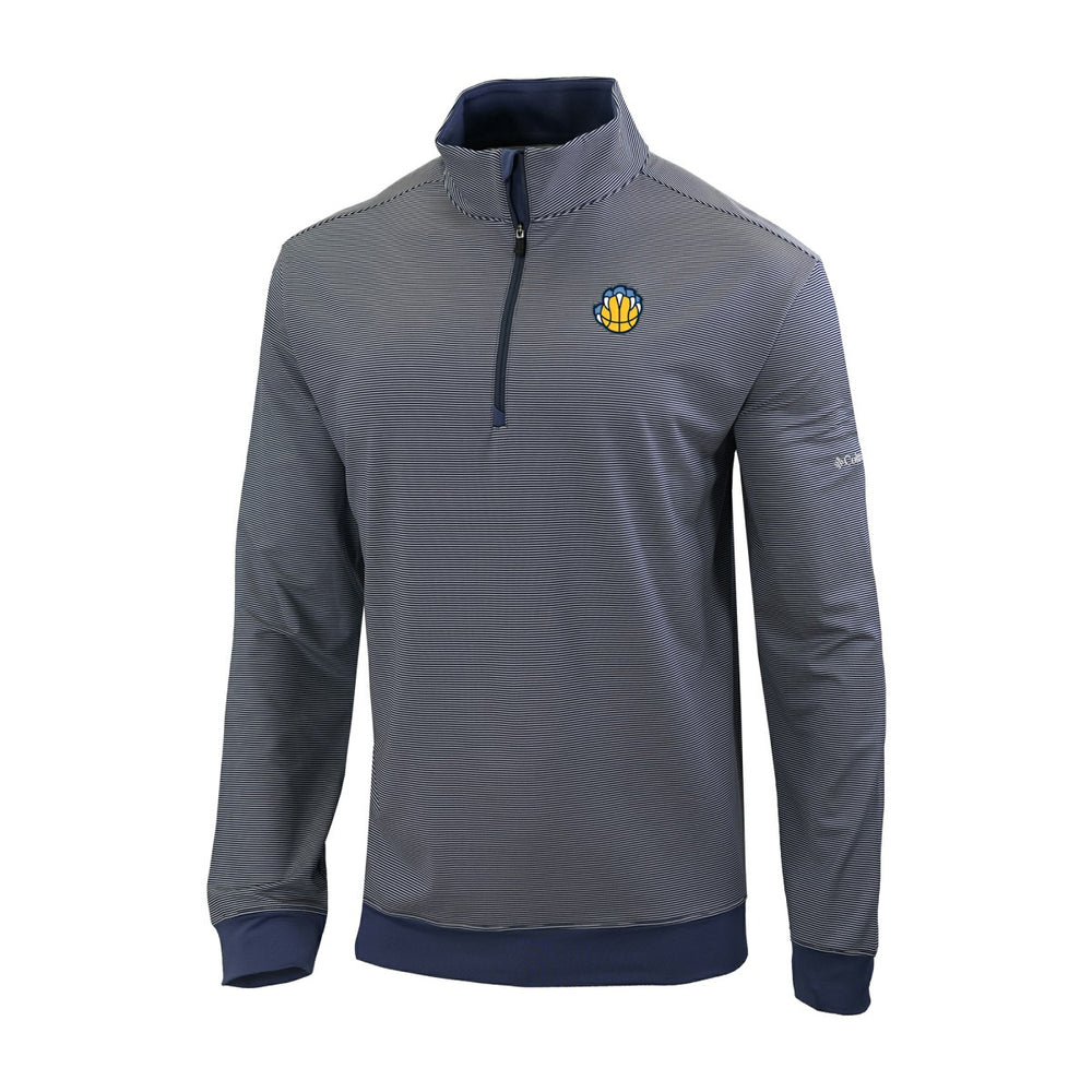 Columbia Memphis Grizzlies Omni-Wick Even Lie Quarter-Zip Top Navy