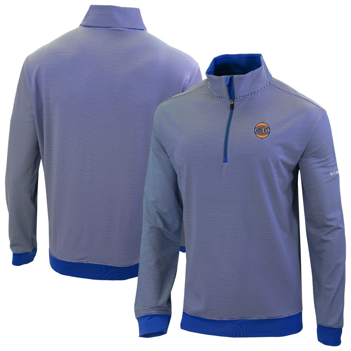 Columbia New York Knicks Omni-Wick Even Lie Quarter-Zip Top Blue