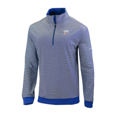 Columbia Oklahoma City Thunder Omni-Wick Even Lie Quarter-Zip Top Blue