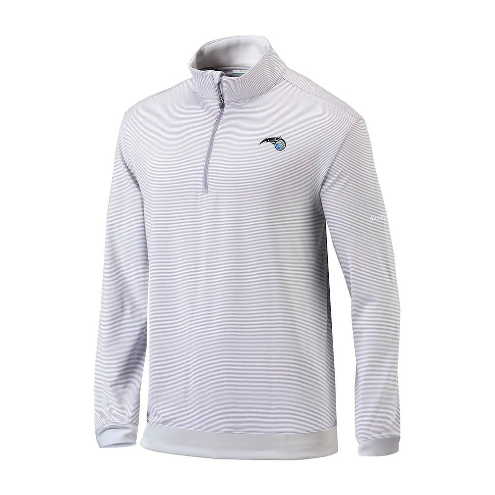 Columbia Orlando Magic Omni-Wick Even Lie Quarter-Zip Top Gray/White