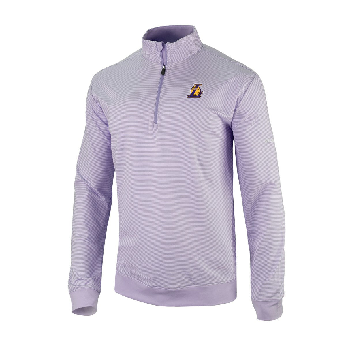 Columbia Los Angeles Lakers Omni-Wick Even Lie Quarter-Zip Top Purple
