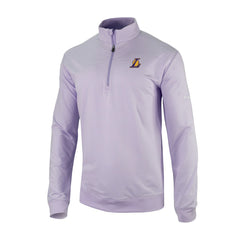 Columbia Los Angeles Lakers Omni-Wick Even Lie Quarter-Zip Top Purple