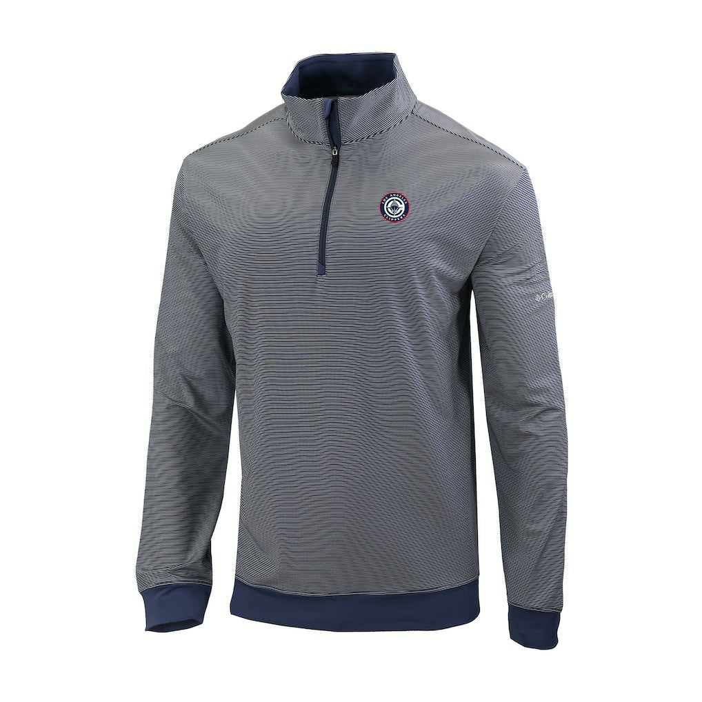 Columbia LA Clippers Omni-Wick Even Lie Quarter-Zip Top Navy